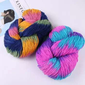 

16 Colors 50g/Ball Mixed Colorful Knitting Yarn Anti-pilling Acrylic Dyed Hand-Knitted Crochet Thread for weaving Sweater Scarf