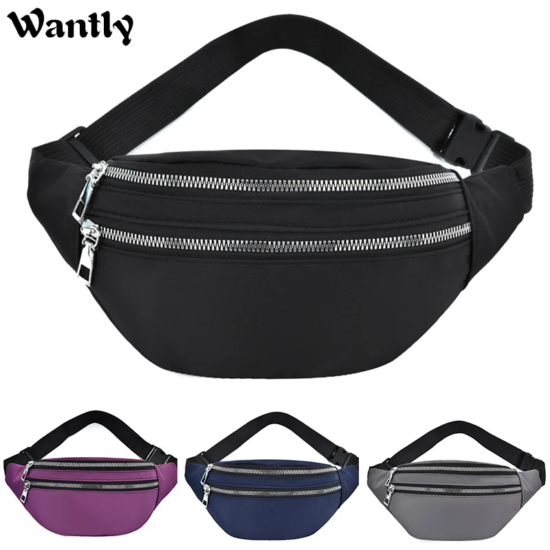Fashion Purse Pouch Banana-Bag Fanny-Pack Pocket S-Belt Belly-Money Oxford Female Women