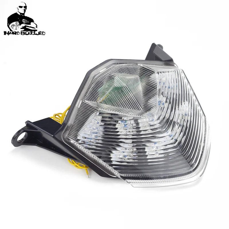 Для Kawasaki Z750 2007-2013/Z1000 2007 2008 2009 мотоцикл задний фонарь стоп-сигнал встроенные Сигналы поворота светодиодный свет ZX6R/ZX600