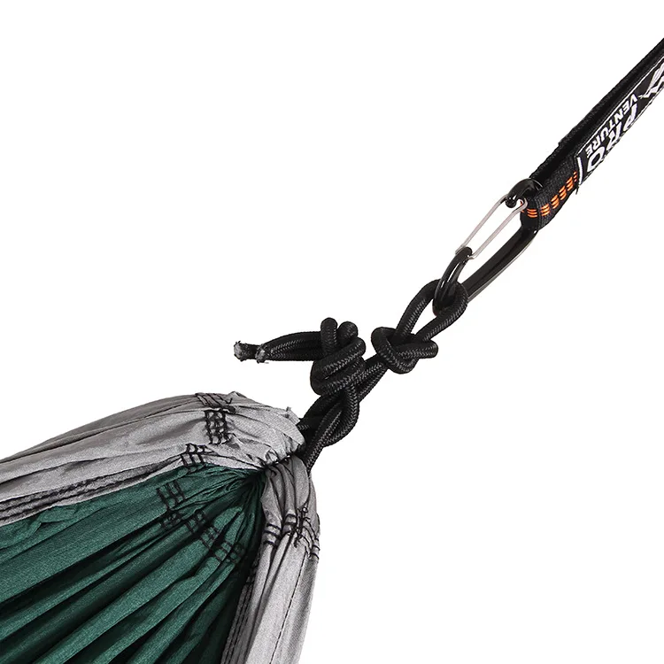 

Hammock Outdoor Hot Selling Mixed Colors Parachute Nylon Double Hammock Customizable Camping Hammock