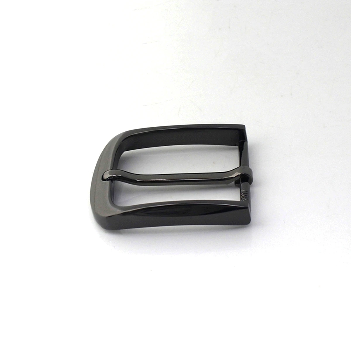 1pcs 40mm 금속 남성 캐주얼 벨트 버클 엔드 바 힐 바 버클 가죽 공예 청바지 웨빙에 대한 단일 핀 하프 버클
