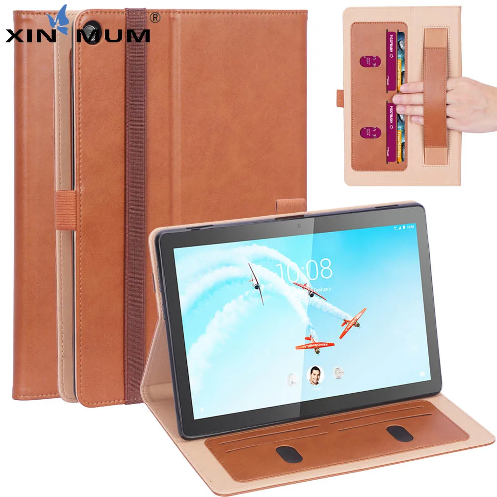 

Hand Strap Case For Lenovo Tab 5 2019 Case 10.1 inch Pencil Holder Magnetic Tablet Funda Capa for Lenovo Tab5 2019 Cover