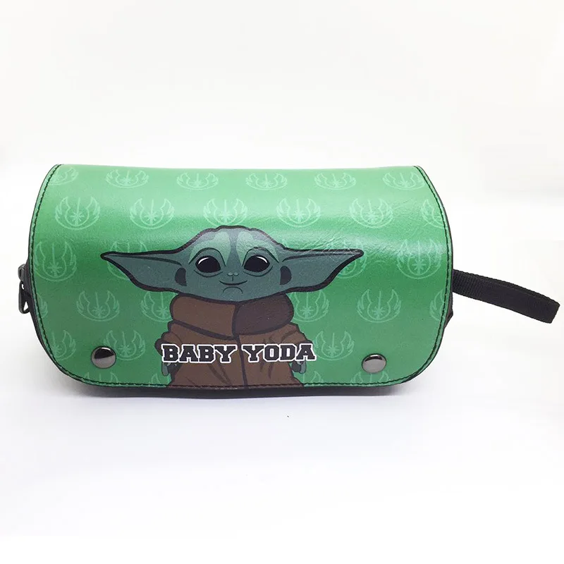 Disney Baby Yoda Master Yoda Pencil Case Cartoon Double Zipper Toy Figures Pencil Case Study Stationery Box Aliexpress