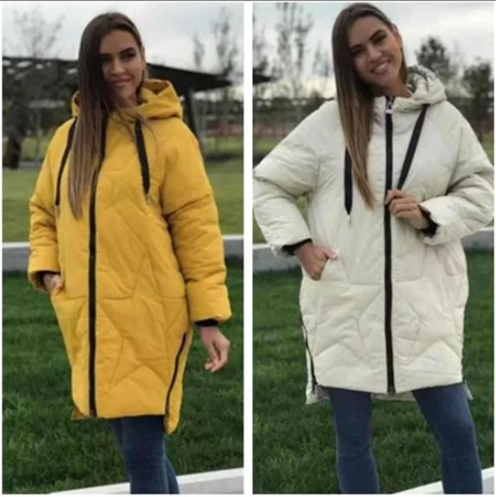 Весеннее Новое Стильное модное хлопковое пальто с капюшоном теплое AliExpress EBay