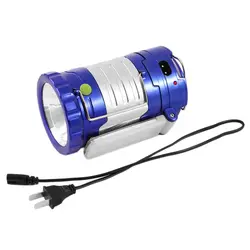 ICOCO 1 шт. 220 В Открытый Портативный USB Перезаряжаемый супер яркий светодиодный фонарик для кемпинга аварийный светильник Бесплатная