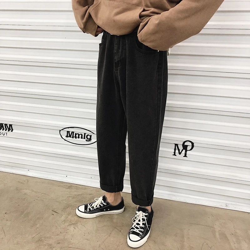 Plus Velvet Thick Jeans Men s Slim Fashion Blue Black Jean Pants Men Streetwear Hip Hop 4