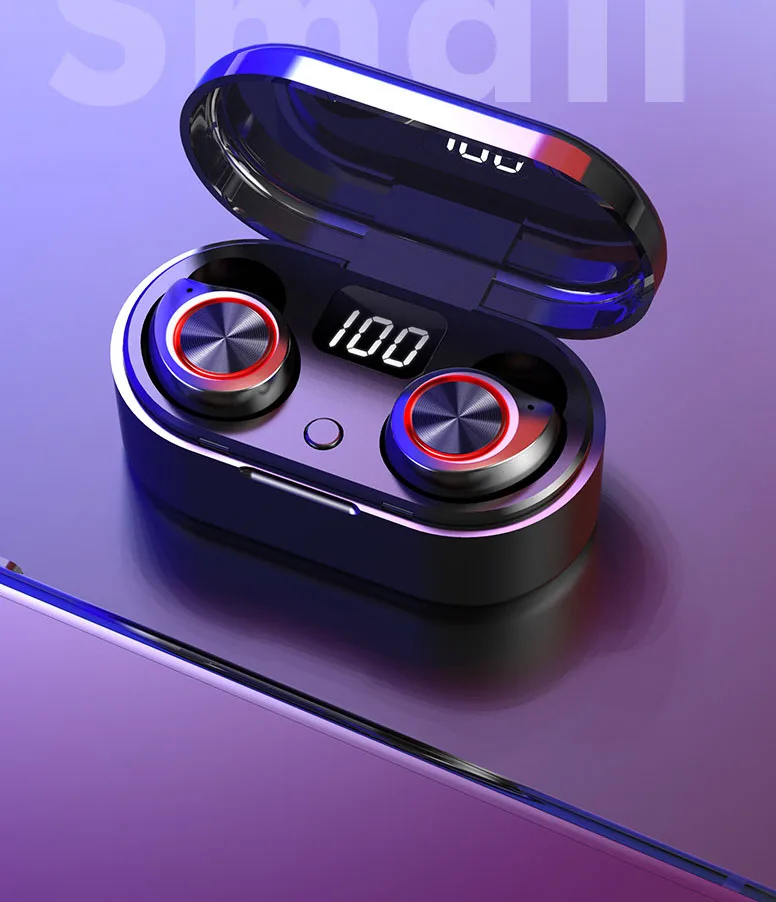 TW80 TWS Bluetooth headset 5.0 digital in ear wireless sports |