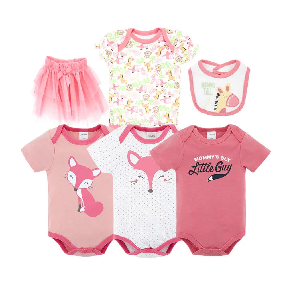 Honeyzone/комплекты детских комбинезонов для малышей; хлопковая детская одежда белого и розового цвета с героями мультфильмов; дизайн; Летние штаны; нагрудники; обувь