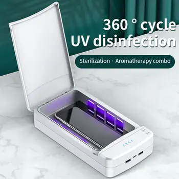 

Portable UV Sterilizer Box UV Disinfection Box Makeup Brush Manicure Mask Ultraviolet Cleaning Germicidal Sterilization Case