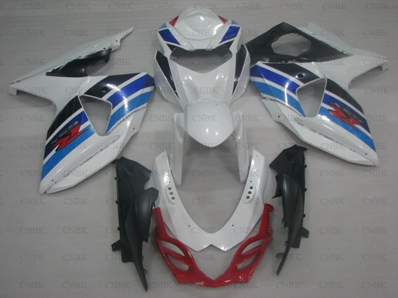 Обтекатель для GSX R 1000 09 10 GSXR1000 Пластиковые обтекатели 2013 2009 - 2016 K9 белый синий