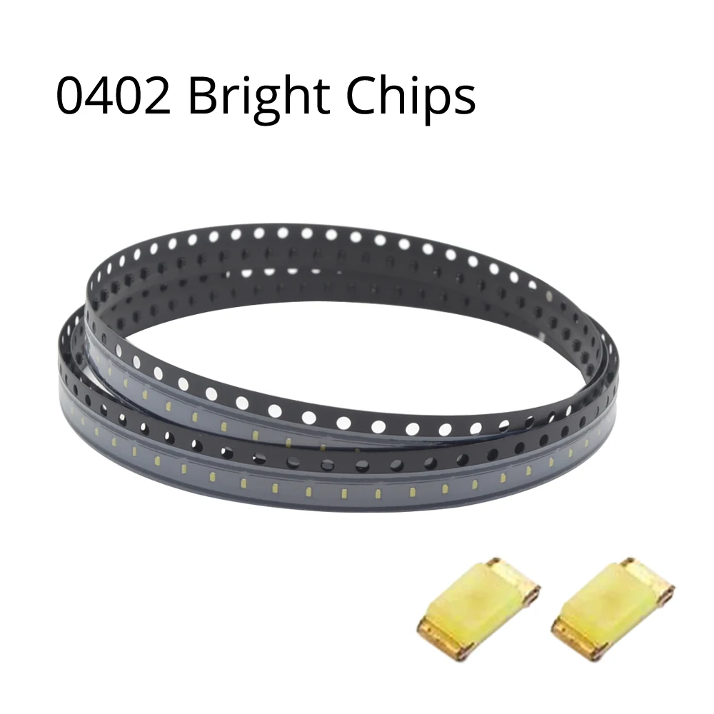 500 шт. SMD SMT chip 0402 ультра яркий белый красный зеленый синий желтый розовый