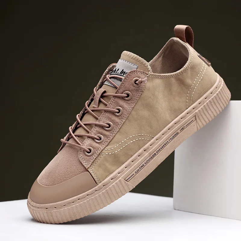 

Autumn New Style Men Sneakers Korean-style Trend Canvas Shoes Low Top Breathable Versatile Students Sports Footwear MEN'S SHOES