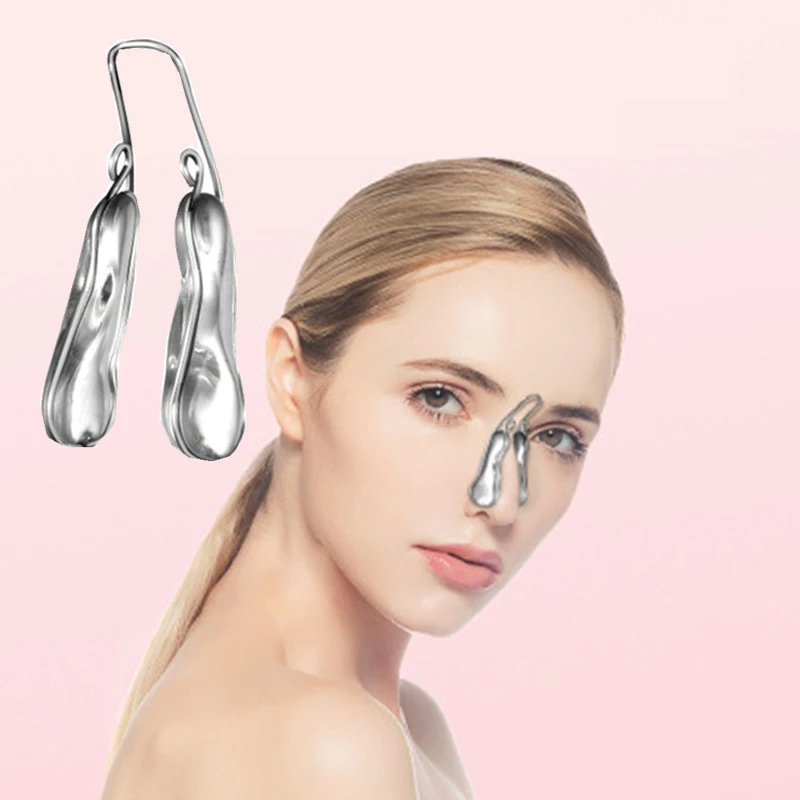 Pinza para levantar la nariz, práctico y transparente de puente nasal alisador, pinza para levantar para el cuidado facial| - AliExpress