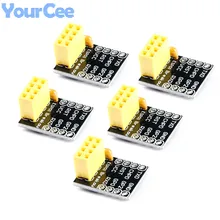 5 штук в наборе USB к ESP8266 плата адаптера WI-FI Беспроводной модуль ESP-01 ESP-01S удаленный последовательный WI-FI трансивер коммутационная PCB плата ада...