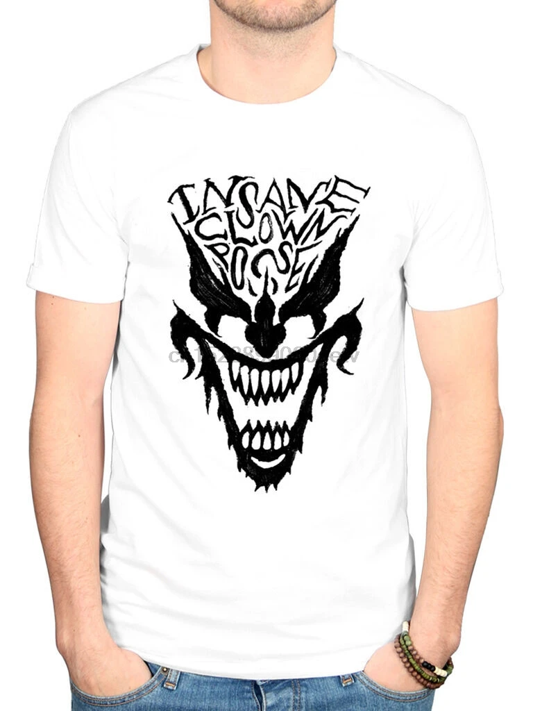 Официальная безумная футболка с лицом клоуна Ringmaster Riddle Box Tempest Rock Band |