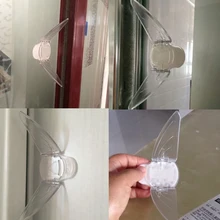 1 шт. детская безопасная дверь легко использовать украшение бабочка милый уход за ребенком защита окна замок прочный ограничитель скольжения