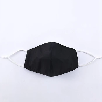 

Reusable Face Mask Black Color Mouth Masks Cotton Dustproof Anti Haze Mouth Cover Black Insert Adjust Respirator Washable