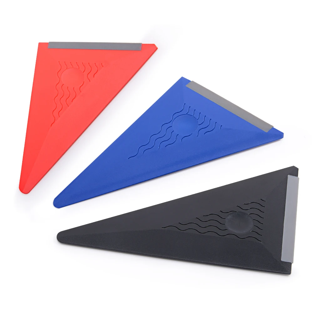 Window Tints Silicone Squeegee Carbon Fiber Vinyl Film Wrapping Car Plastic Scraper Household Glass Sticker Remover Tools