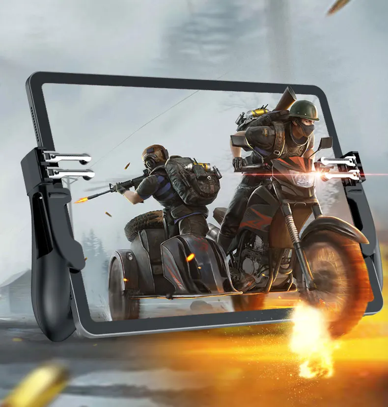 Winex шесть пальцев PUBG игровой контроллер геймпад металлическая кнопка пуска стрельба Бесплатный огонь геймпад джойстик для IOS Android планшет iPad