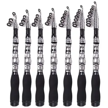 

Portable Rock Fishing Rod Ultrashort Telescopic Carbon Spinning Fishing Pole