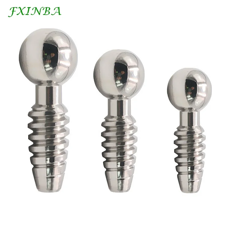 FXINBA Stainless Steel Urethral Sound Dilator Male Penis Plug Threaded Urethra Catheter Stimulator Adult Sex Toy For Men Gay