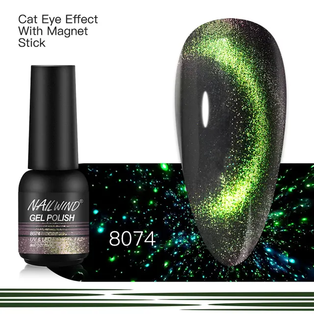 Nailwind Gel Nail Polish 8ml Semi Permanent Varnish Nail Art All for Manicure Need UV LED lamp Base Top coat Nails Gel Polish NE118074