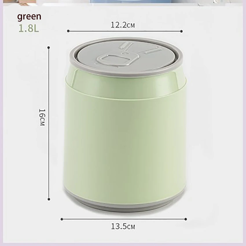 10 Cestini Da Tavolo Per Rifiuti Colazione - Grigio, Polipropilene, 1.8L, Per Hotel E B&B - Foto 8