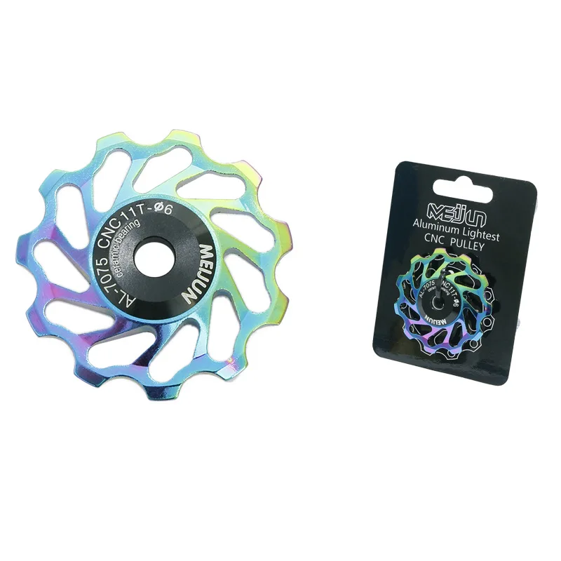 2pcs MEIJUN Bicycle Ceramic Rear Derailleur Jockey Wheels