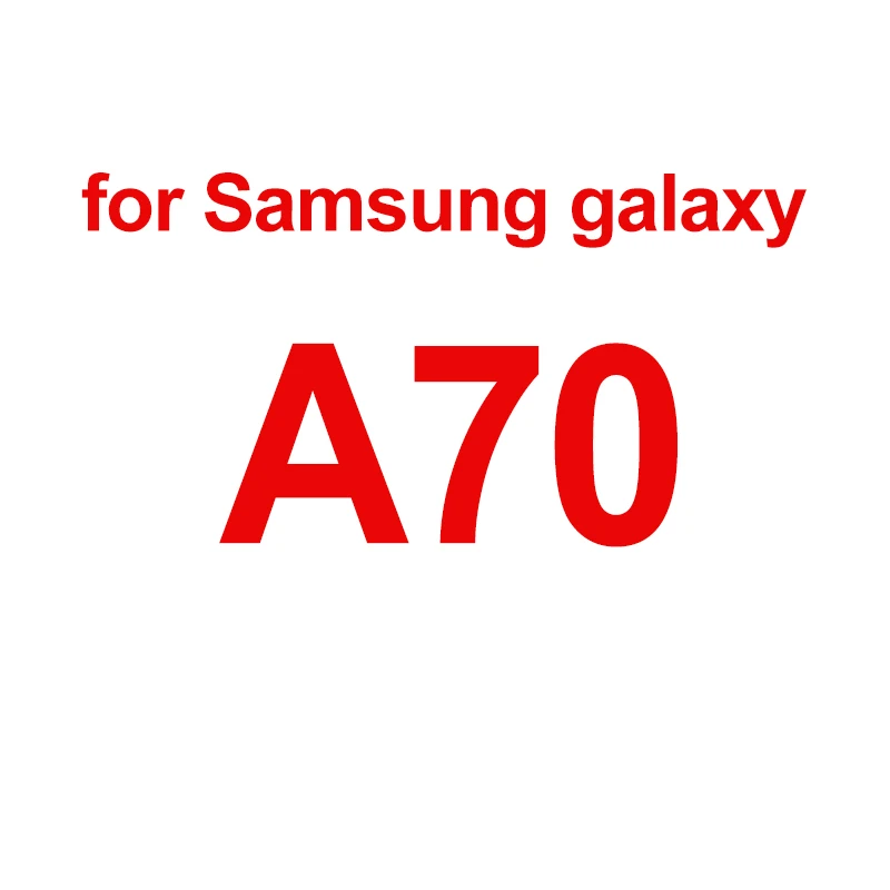 Full Cover Tempered Glass for Samsung Galaxy A10 A20 A30 A30 A50 A60 A70 A80 A90 Screen Protector Protective Film - Цвет: for Galaxy A70