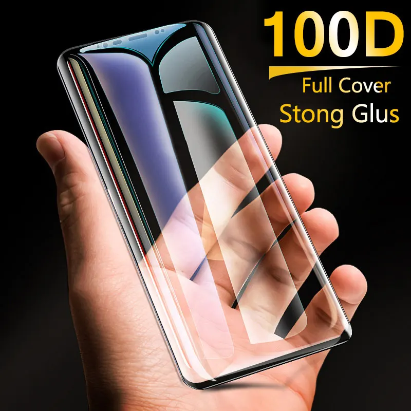 Изогнутое закаленное стекло для Samsung Galaxy S8 S9 Plus Note 9 8 Защита экрана A8 A6 2018 защитное