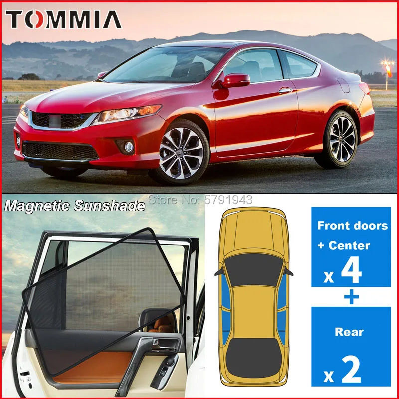 For Honda Accord 2018 2020 Car Windows fabric Sun Shade UV Ray