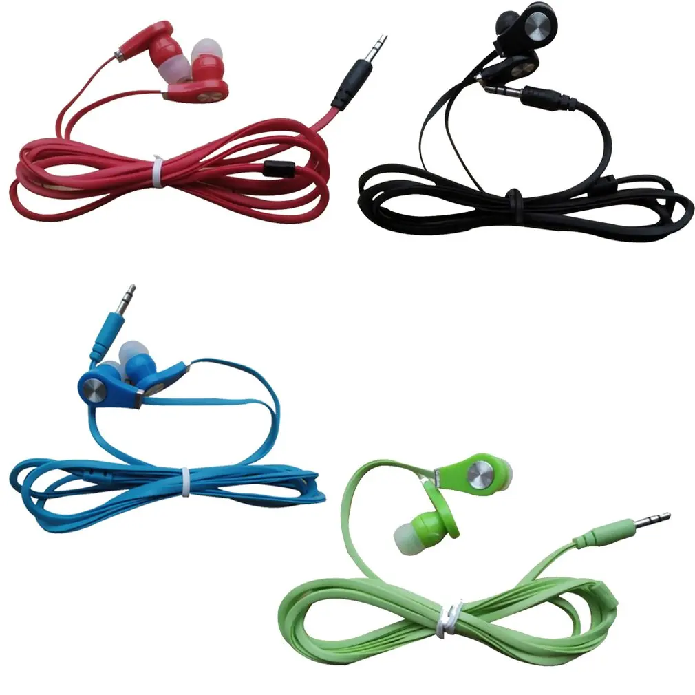 In-ear Earphone Bass Stereo Hifi Headset Ultra Light 3.5mm Wired Earphones Universal for Smartphones Tablets PC