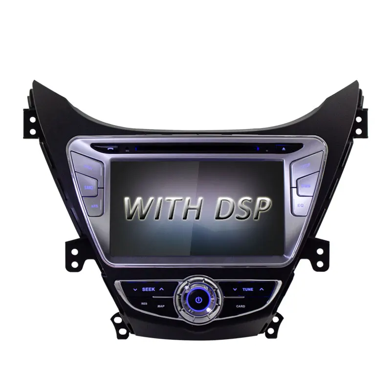 WITH DSP LJDA Android 9,0 автомобильный dvd-плеер для hyundai Elantra/Avante/IX35 2011 2012 2013 2 Din Автомобильный Радио gps Навигация стерео Мультимедиа - Цвет: WITH DSP