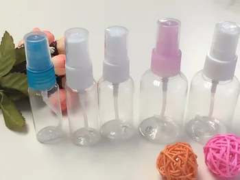 

10/15/20/25/30 / 40/50/75 ML random color travel transparent plastic atomizer small MIni empty spray can fill bottle massage