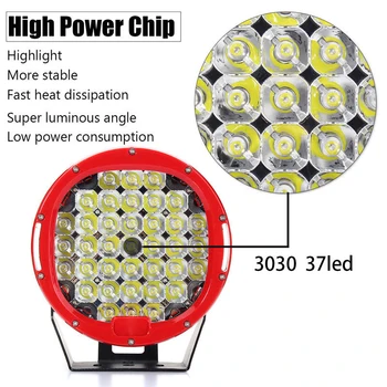 

9 LED Driving Head Light Round Flood Work Lamp For Off Road Vehicle Jeep/ ATV