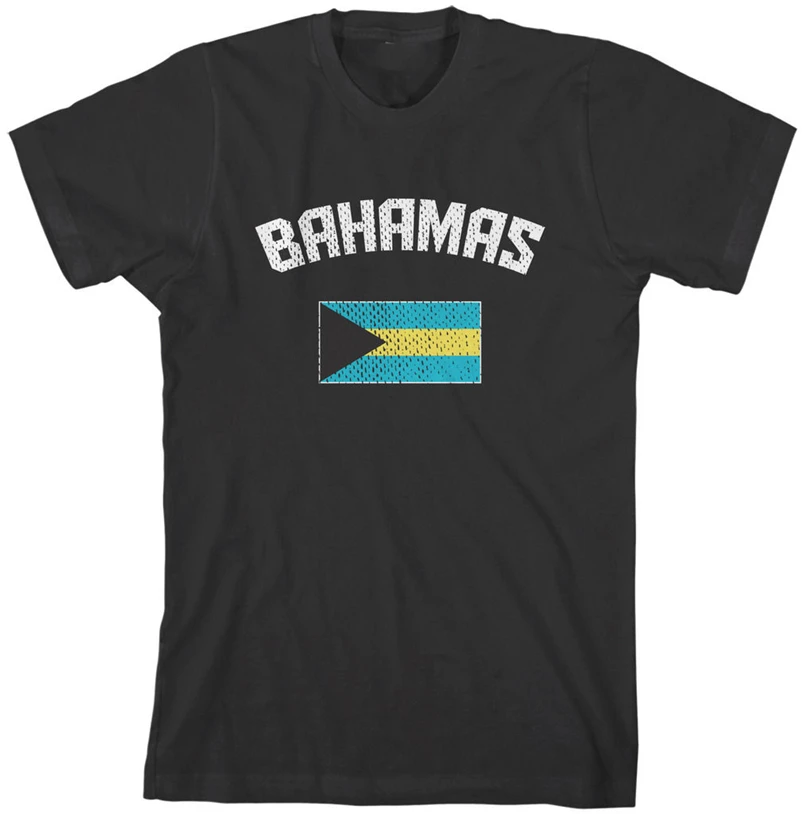 Threadrock Мужская футболка с флагом Багамских Островов в стиле хип-хоп | одежда