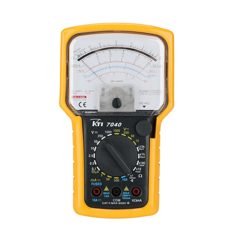 

Pinkman KTI KT7040 precisionAnalog Pointer Multimeter Handheld Multimeter AC/DC AC / DC1000V Voltmeter Ohm Tester