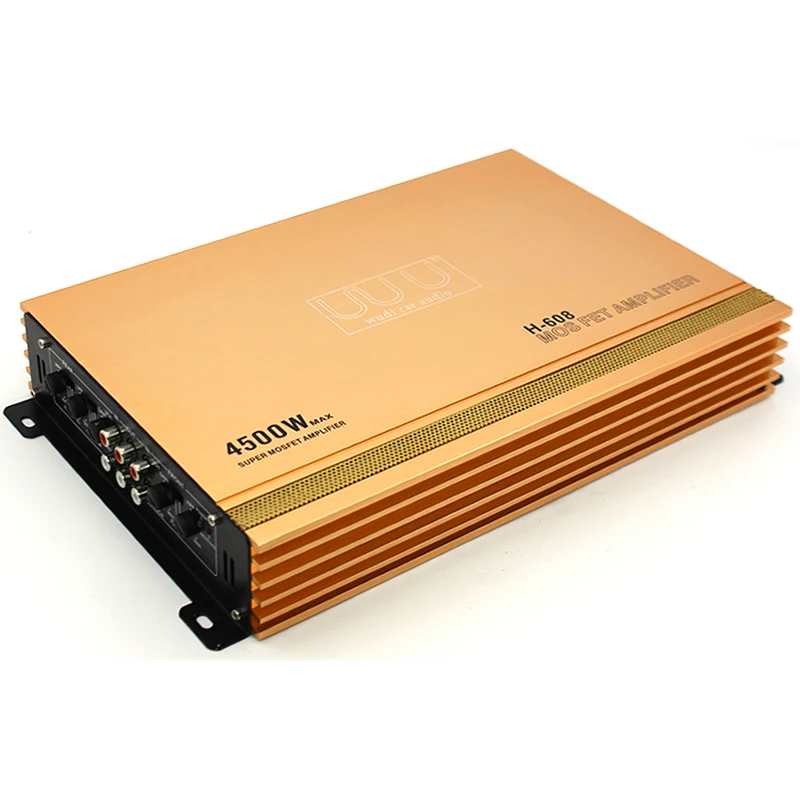 

Car amplifier 12v subwoofer four-way amplifier car 4.1-channel high-power amplifier board cart door speaker, S/N: 78dBA