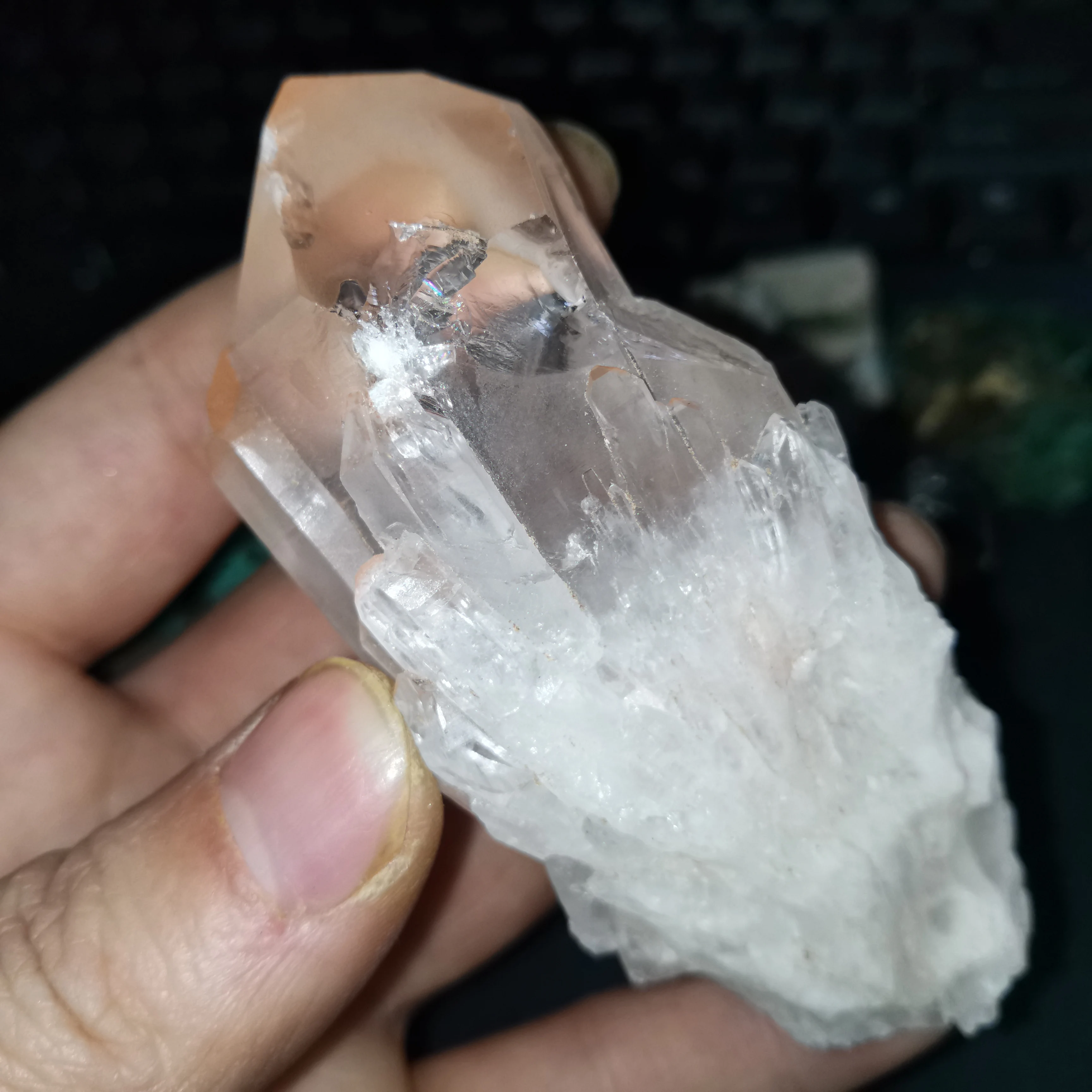 2 шт. AAA + натуральный прозрачный камень reiki из кварца Кристальные минералы продукт