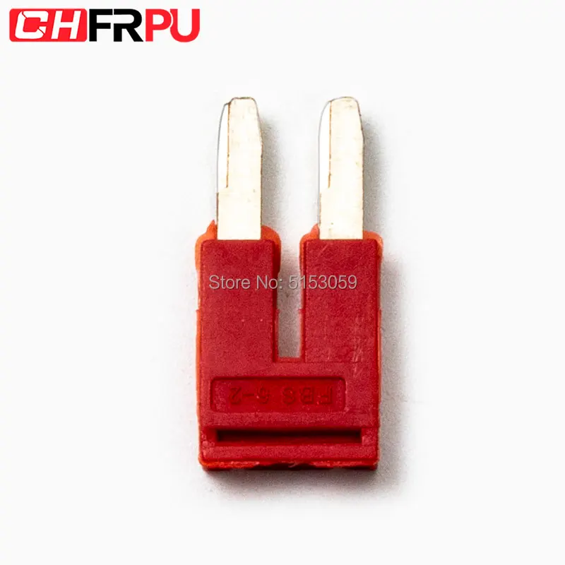 

FBS 2-6 3-6 4-6 5-6 10-6Center contact Fixed Bridge Plug-in bridge for ST4 DIN Rail Terminal Blocks Accessories