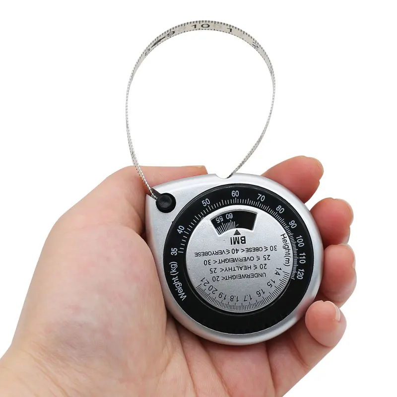 BMI Soft Body Measuring Tape 150cm Retractable PVC Ruler Meter Fitness Tools Measure Waist Lose Weight Gift For Women Men