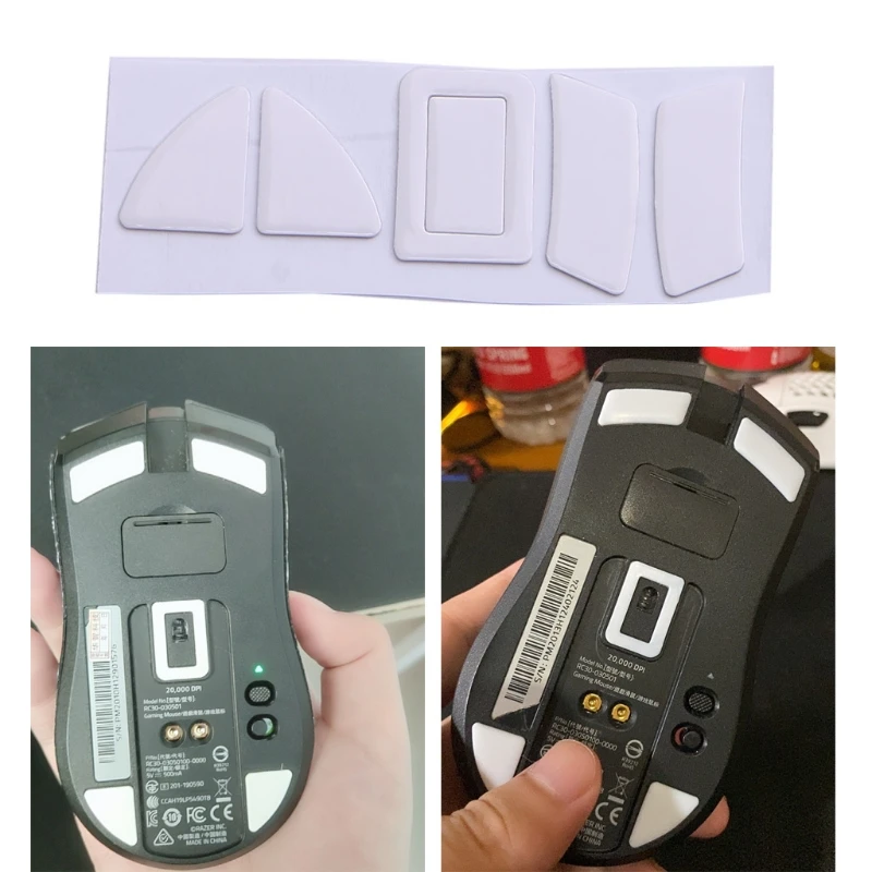 1 Set Mouse Skates Pads 1pack White Rounded Curved Edges Mouse Feet Replacement Compatible With Viper Ultimate Mouse Mice Keyboards Accessories Aliexpress
