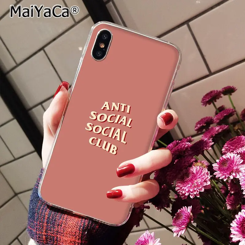 A12 Мягкий силиконовый чехол MaiYaCa для iPhone 8 7 6 6S Plus 5 5S SE XR X XS MAX Coque Shell - Цвет: A12