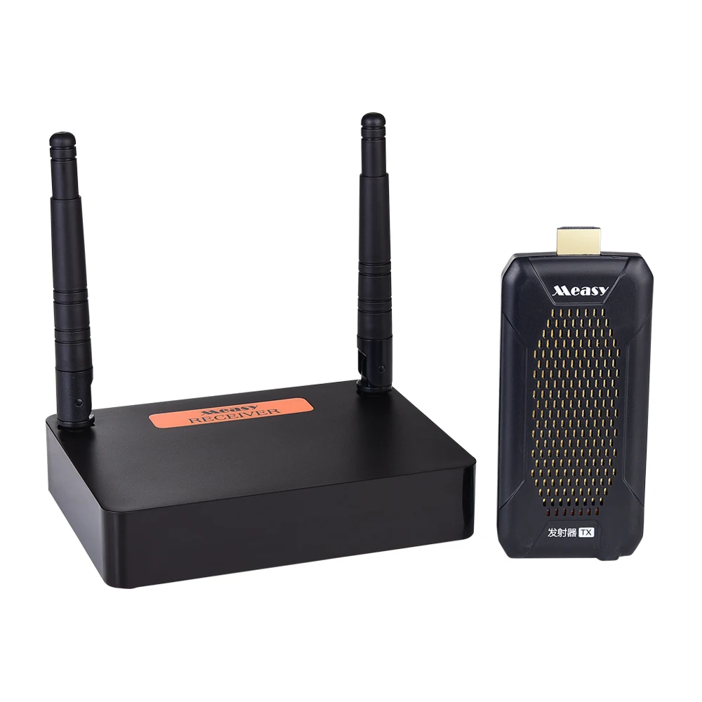 

Measy FHD656 Mini 100M Wireless HD Converter 1080P Transmitter Receiver HDMI Video PC Laptop TV Projector Same Screen 2.4G 5G