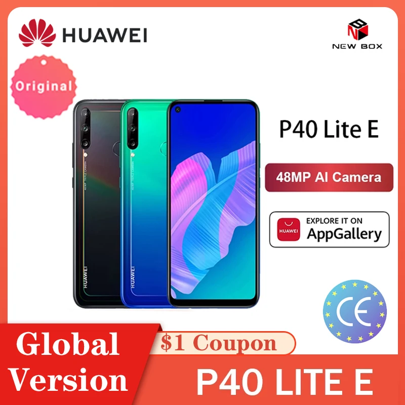 Глобальная версия Huawei P40 lite E 4GB 64GB смартфон 48MP AI камеры 6 39 &quotFHD экран Kirin 710 Octa Core هاتف هواوي الخلوي|Смартфоны| |
