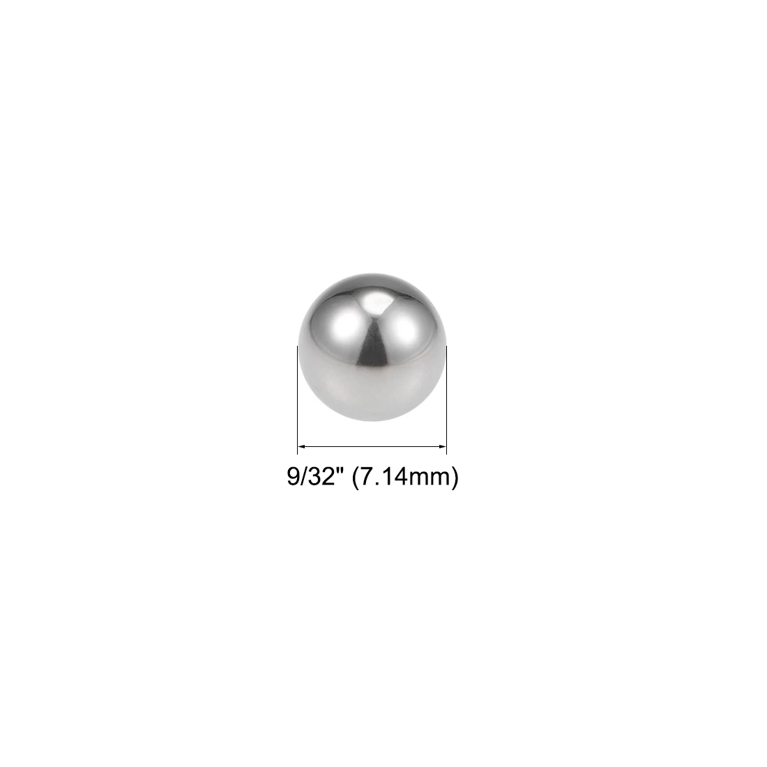 Uxcell 9/3" подшипниковые шарики 440C из нержавеющей стали G25 прецизионные шарики 50 шт