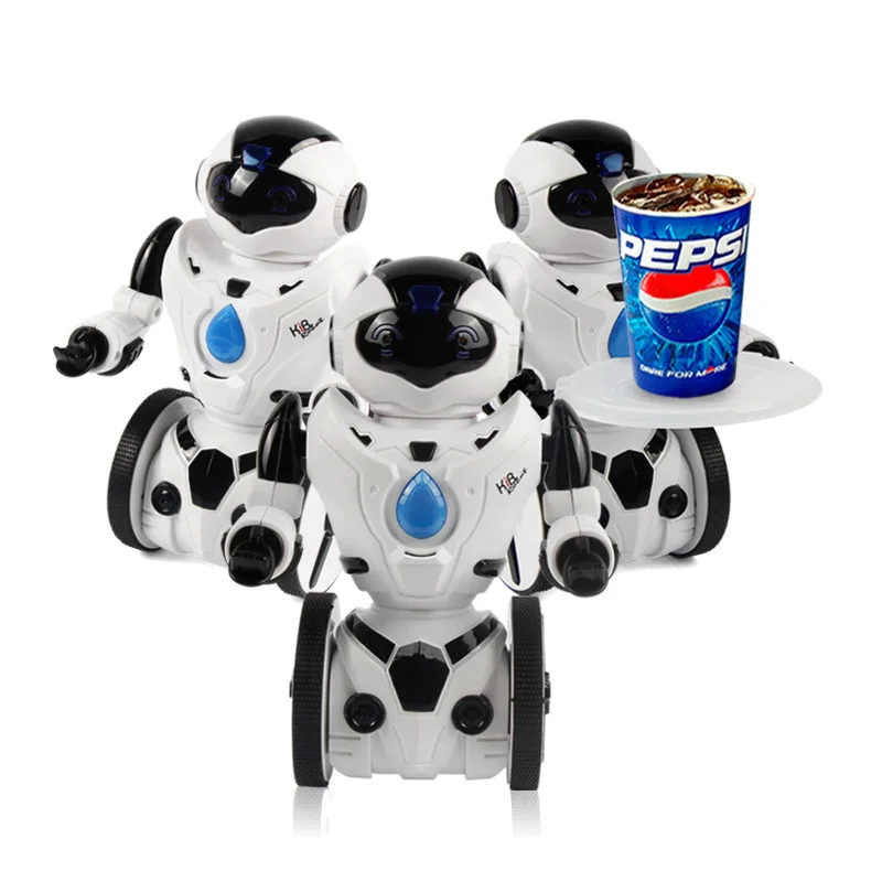 

New Style Smart Remote Control Robot Bartender Toy Sensing Single Wheel Can Slide Balance Car Model