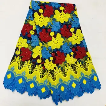 

NEW African Guipure Lace Fabric 2020 High Quality Nigerian Swiss Voile In Switzerland Net Tulle Lace Fabrics For Wedding