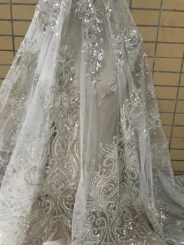 

top quality CiCi-32.6806 french lace fabric african lace fabric with embroidery mesh tulle fabric