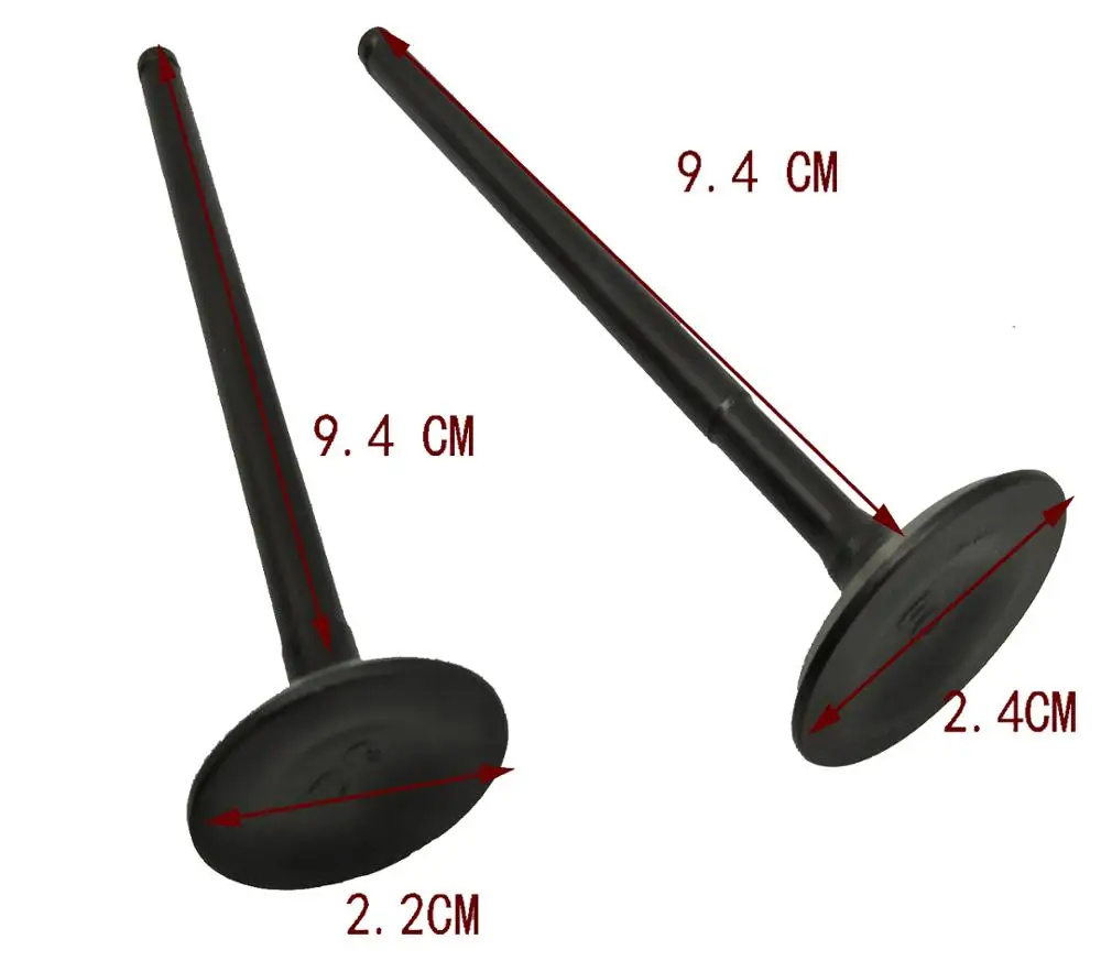 

A110 Motorcycle EN125 Engine Valve Intake Exhaust Stem Valve For Suzuki EN125 EN 125 125cc Engine Spare Parts